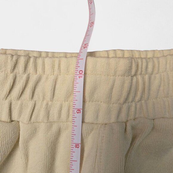 Madewell Muscle Tee & Shorts Set Daffodil yellow XS Comfy Athleisure Lounge NWT - Picture 12 of 14